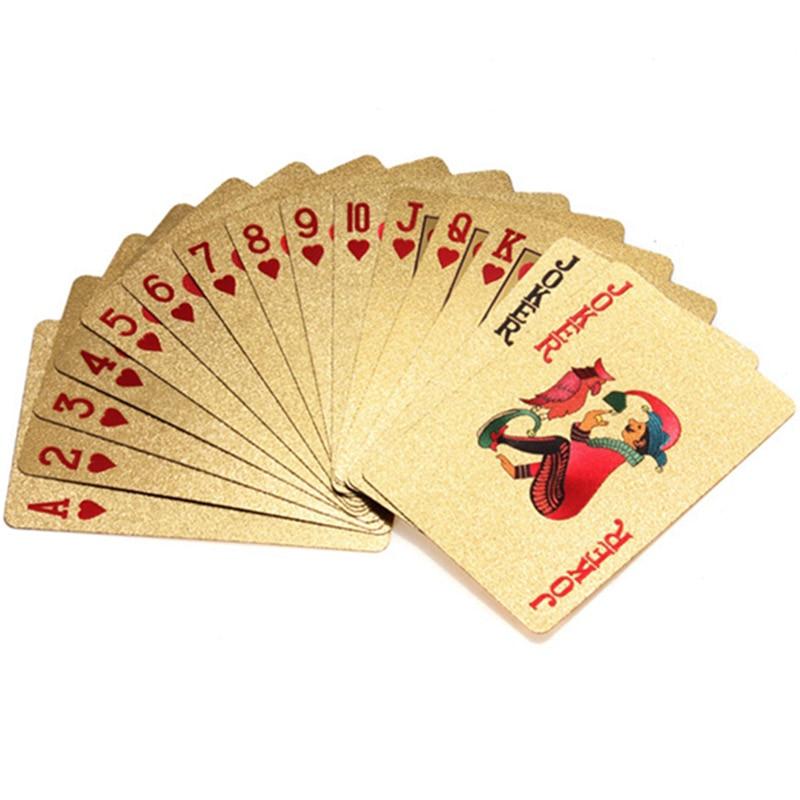 24K GOLD PLATED POKER CARDSS