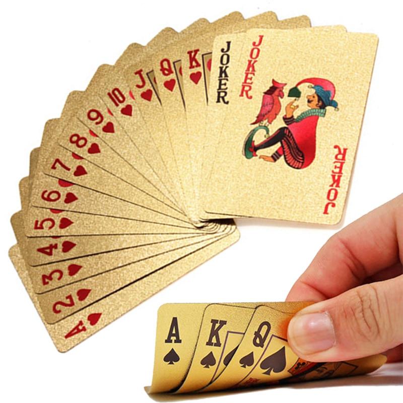 24K GOLD PLATED POKER CARDSS