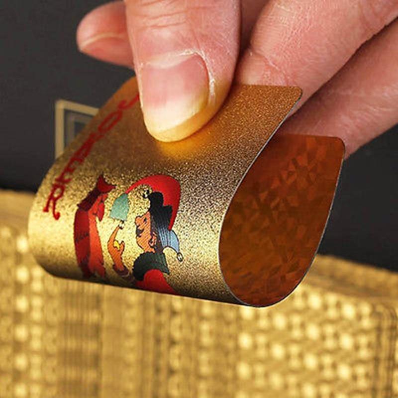 24K GOLD PLATED POKER CARDSS